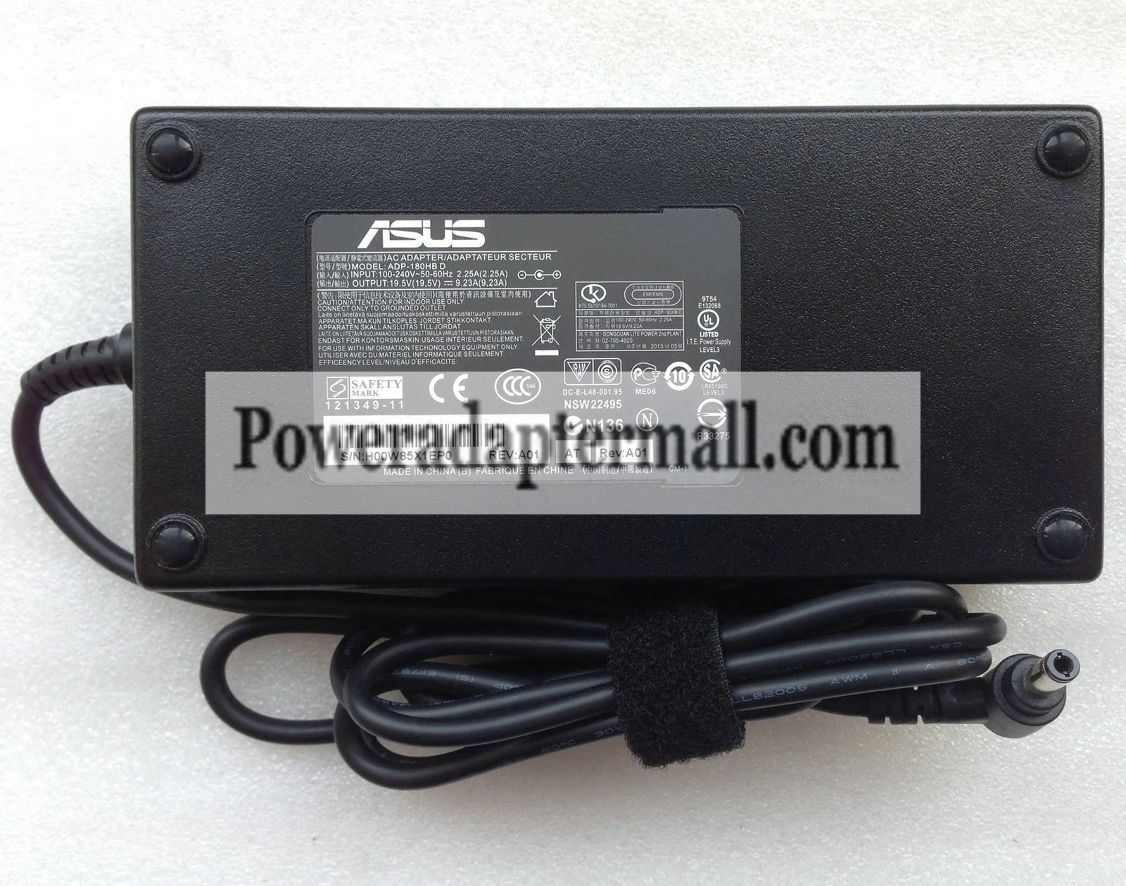180W MSI 19.5V 9.23A ADP-180HB B Z70 Gaming notebook AC Adapter
